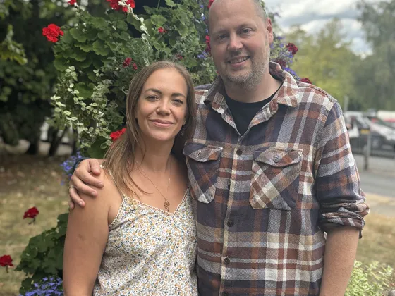 Rhiannon and Mike Lawson