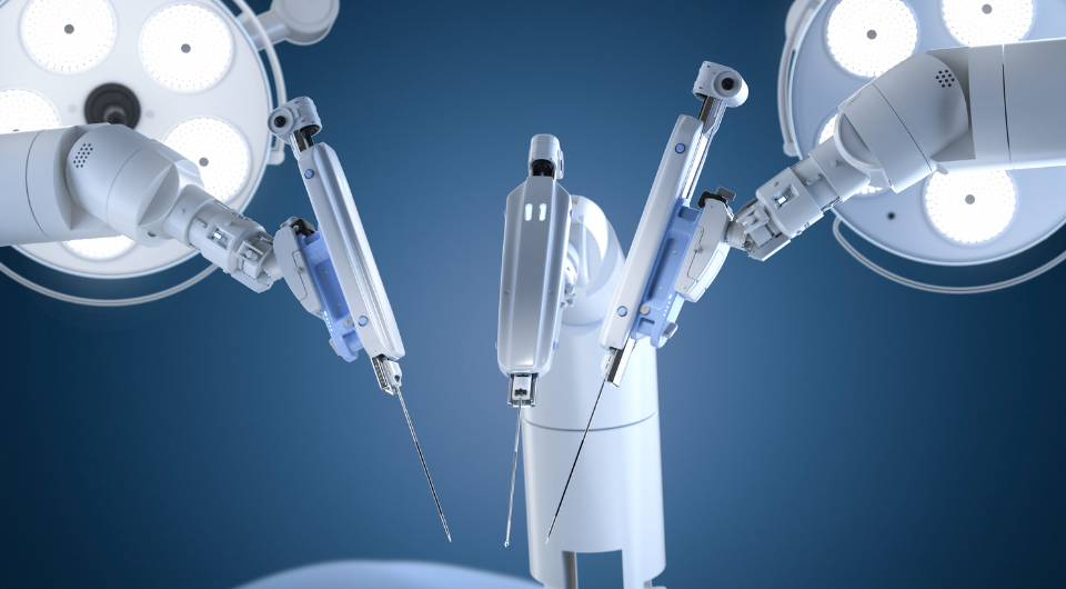 Robot surgery arms and lights