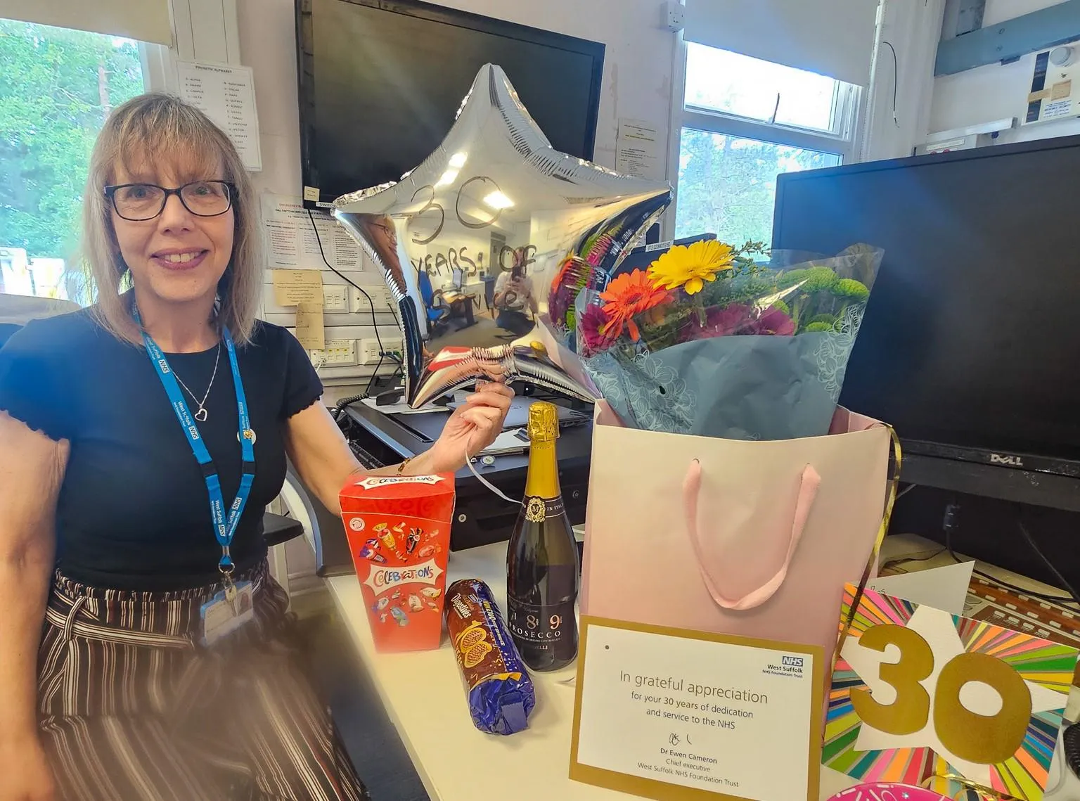 Ros at her 30 years presentation