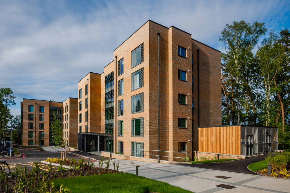 The  accommodation blocks at West Suffolk Hospital