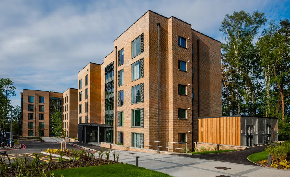 The accommodation blocks at West Suffolk Hospital