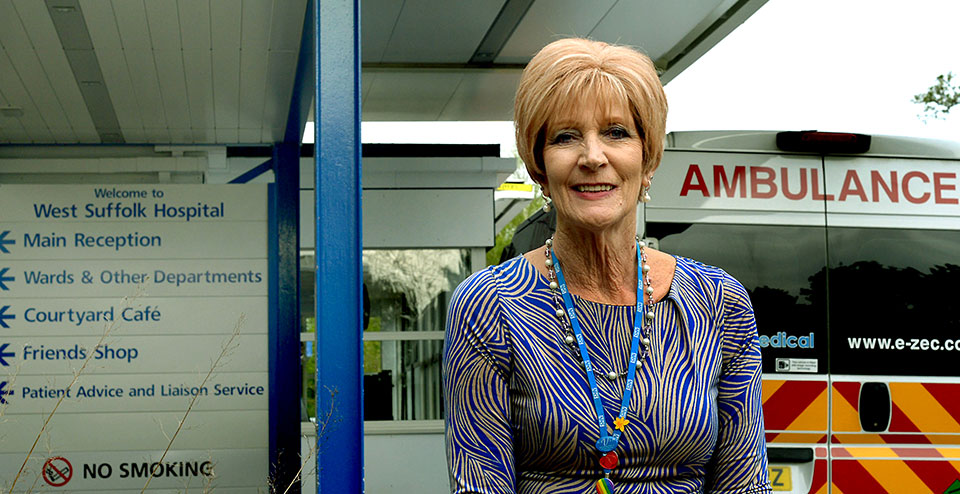 Voluntary services manager Val Dutton