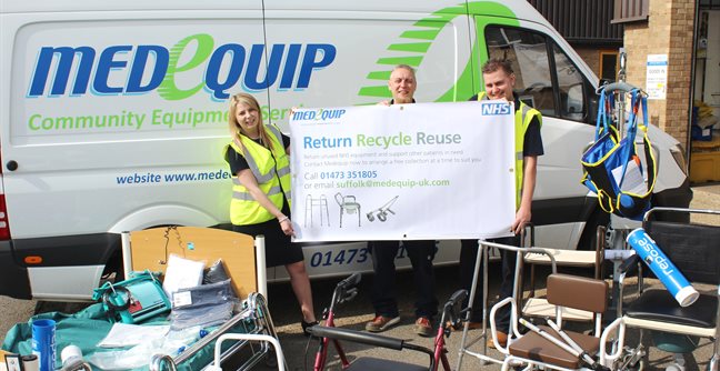 Staff at Medequip Bury St Edmunds