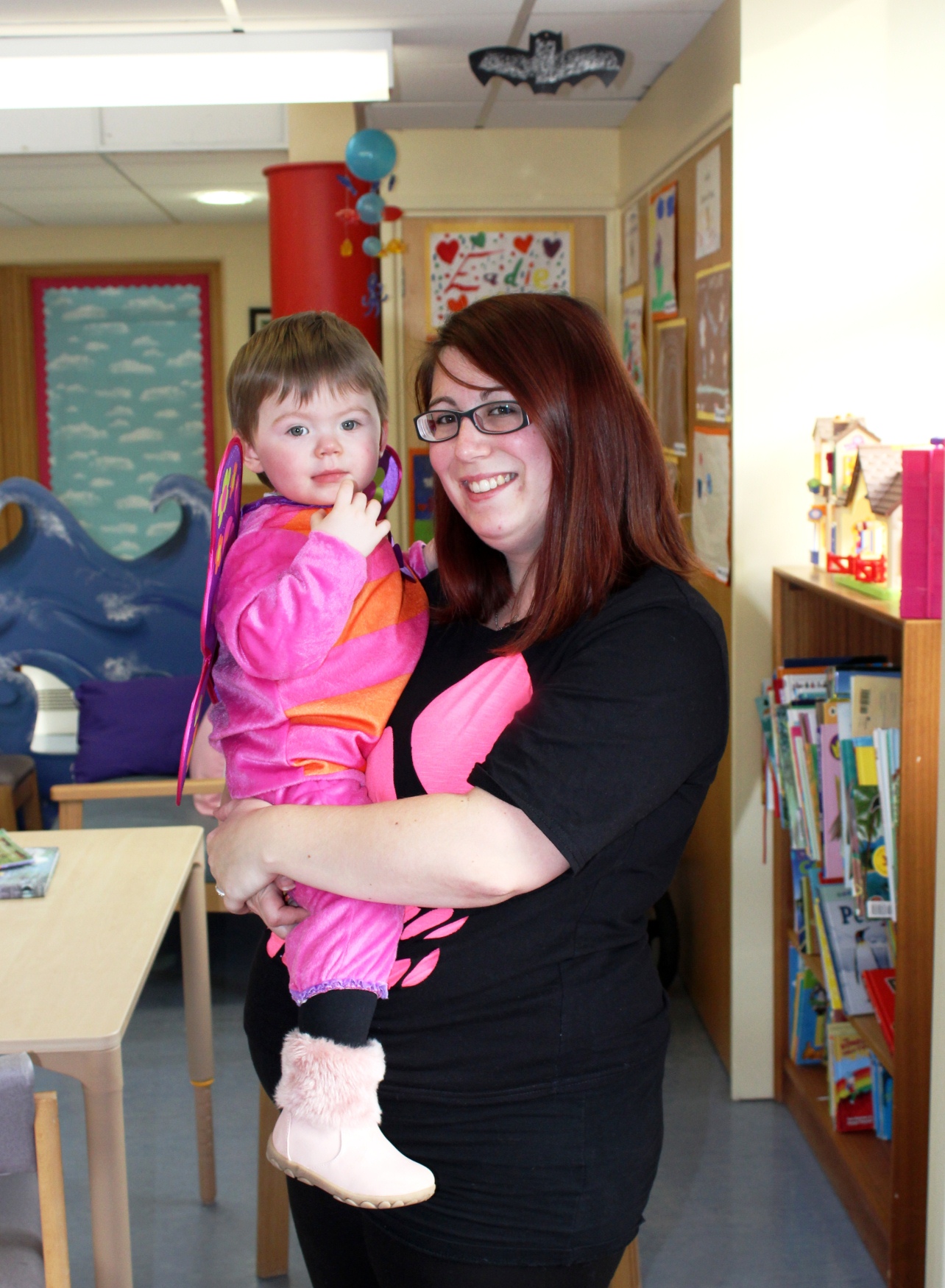 Lavinia with her mum, Lucy