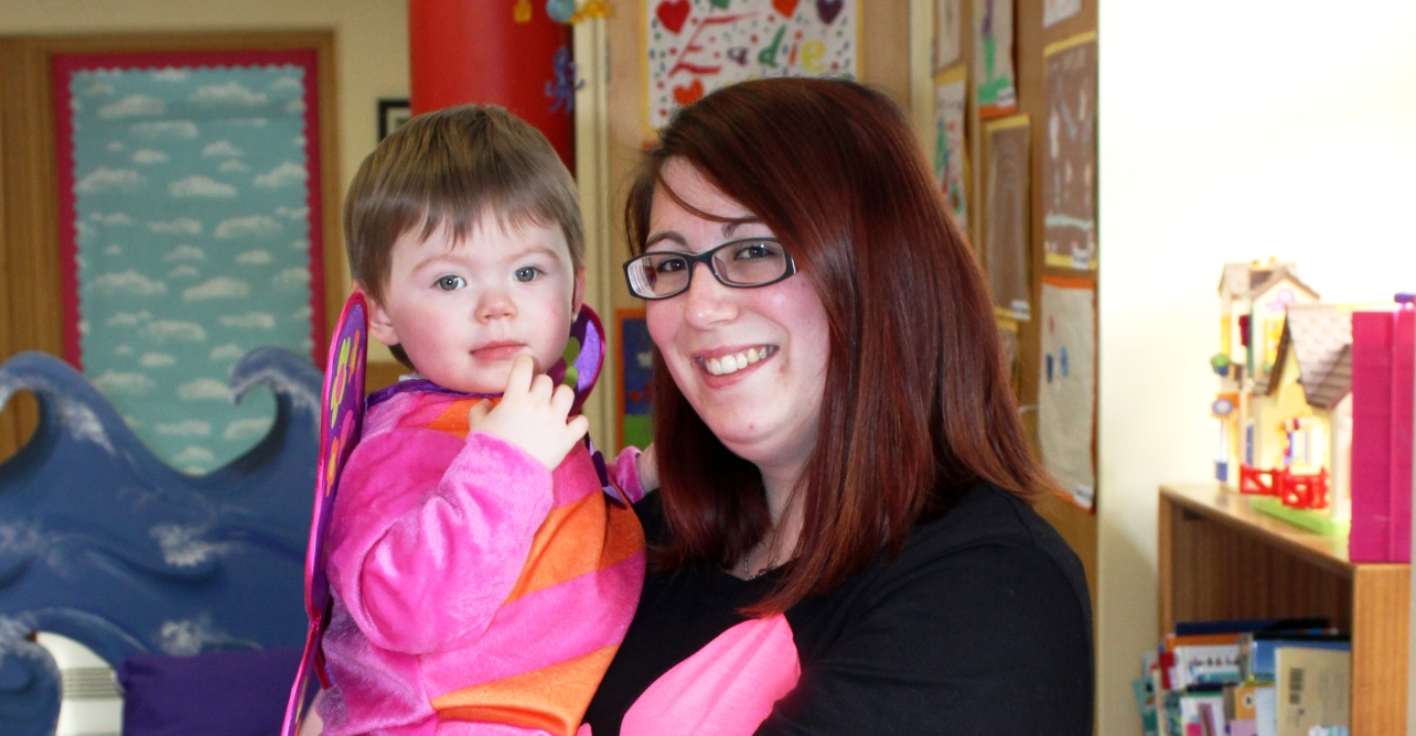 Lavinia with her mum, Lucy