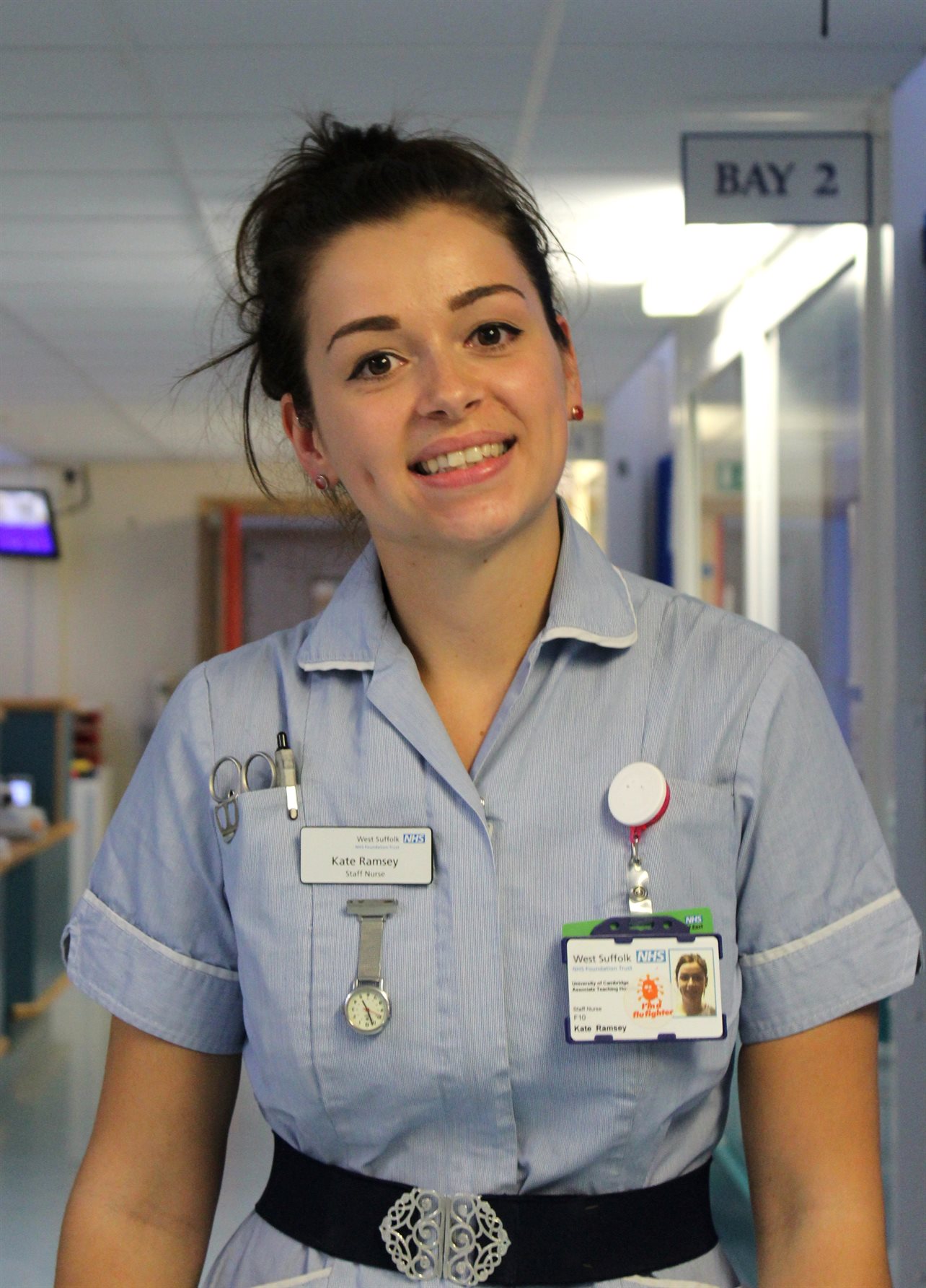 Kate Ramsey, staff nurse
