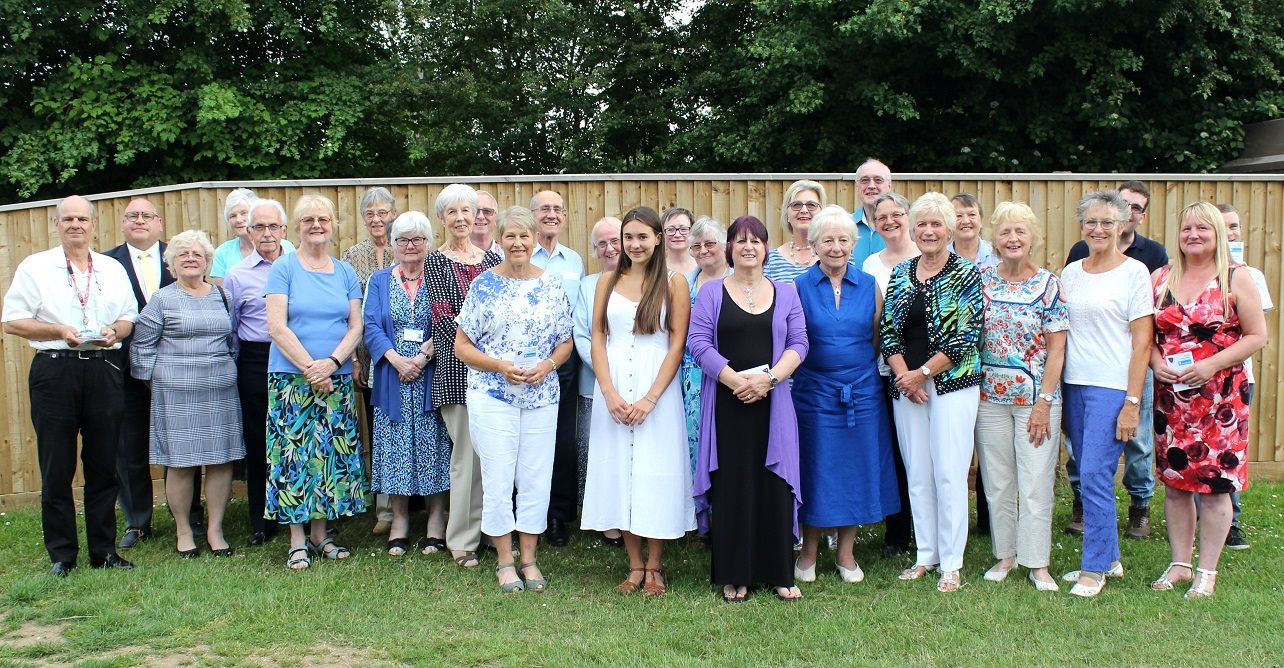 Some of our long-serving volunteers at the annual thank you event