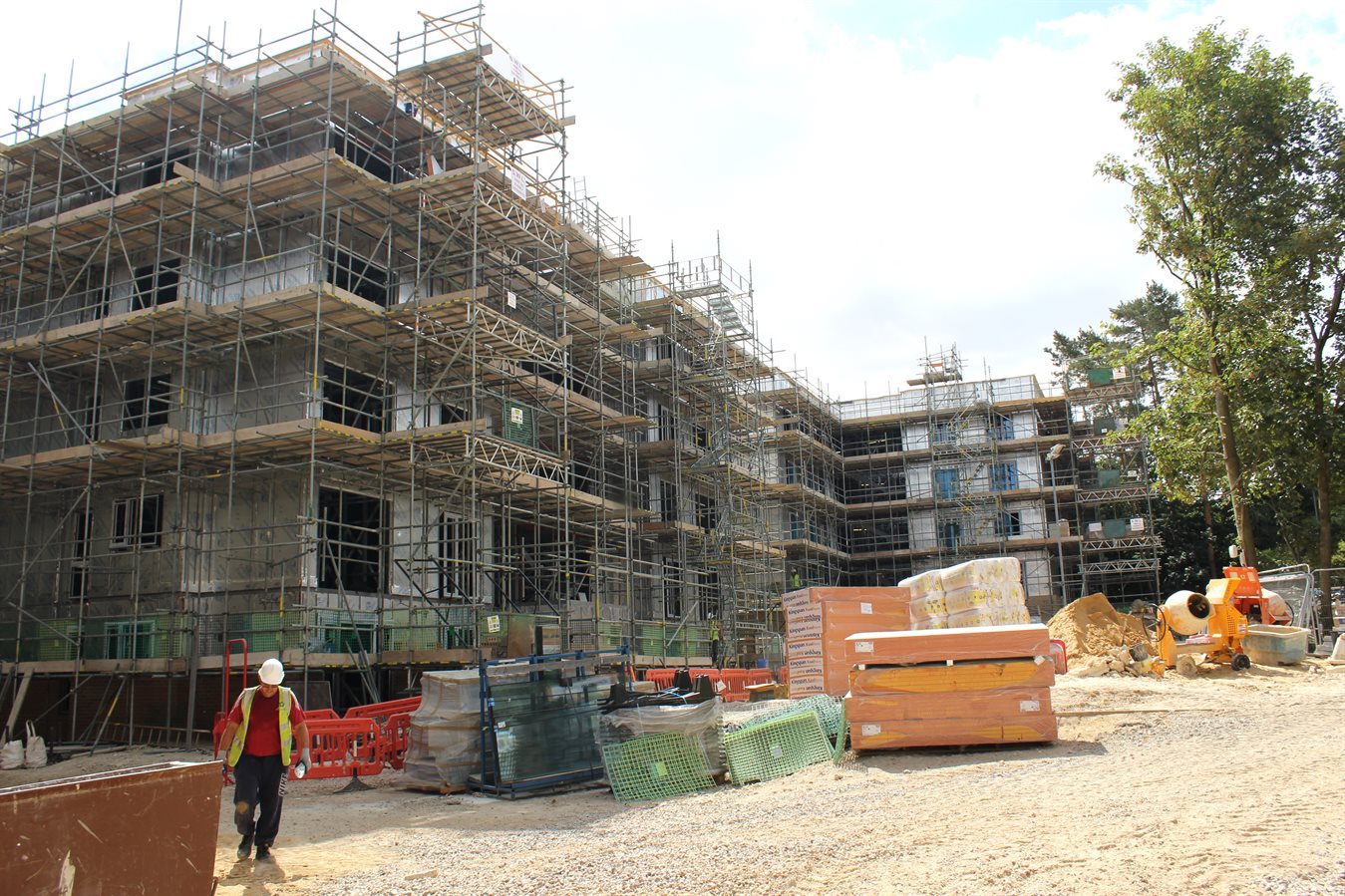 New staff accommodation blocks