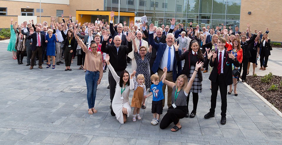 Celebrating the official opening of the Mildenhall Hub
