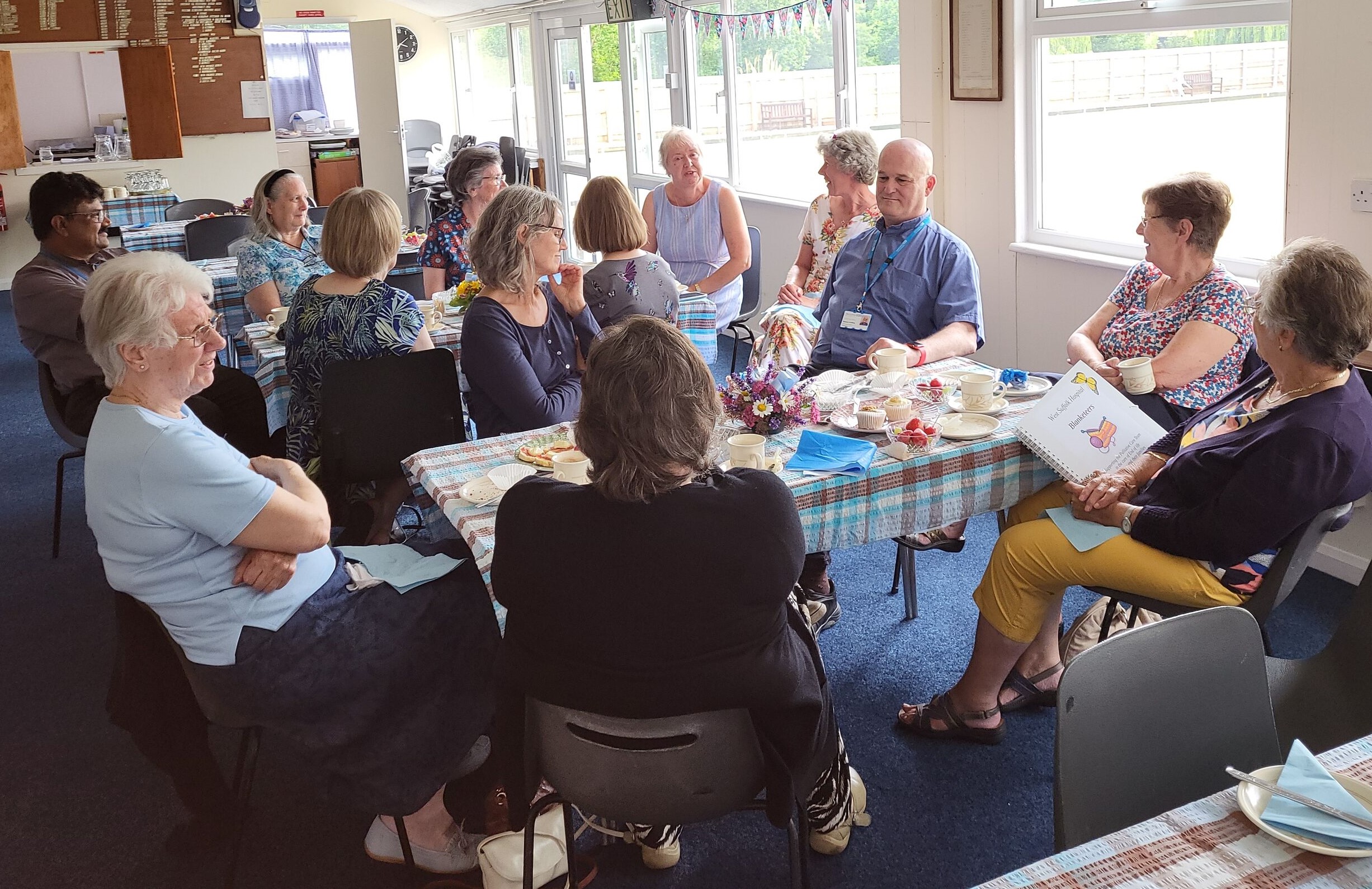 Members of the blanketeers celebrating the scheme’s third birthday