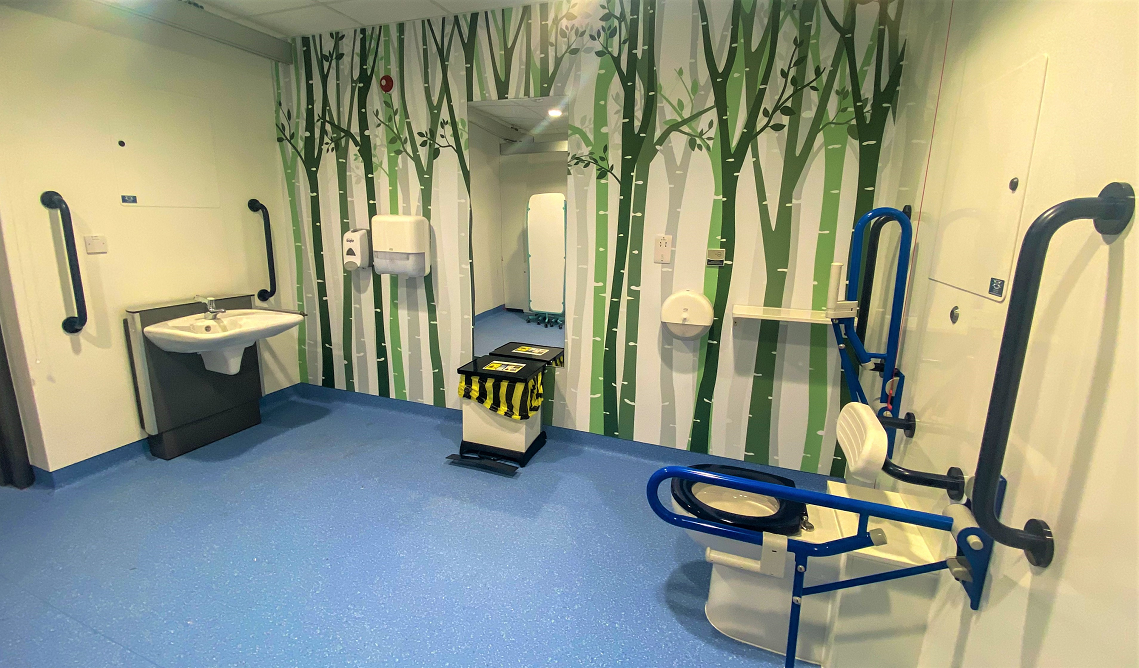 Changing Places are toilets with additional equipment for people who are not able to use the toilet independently.
