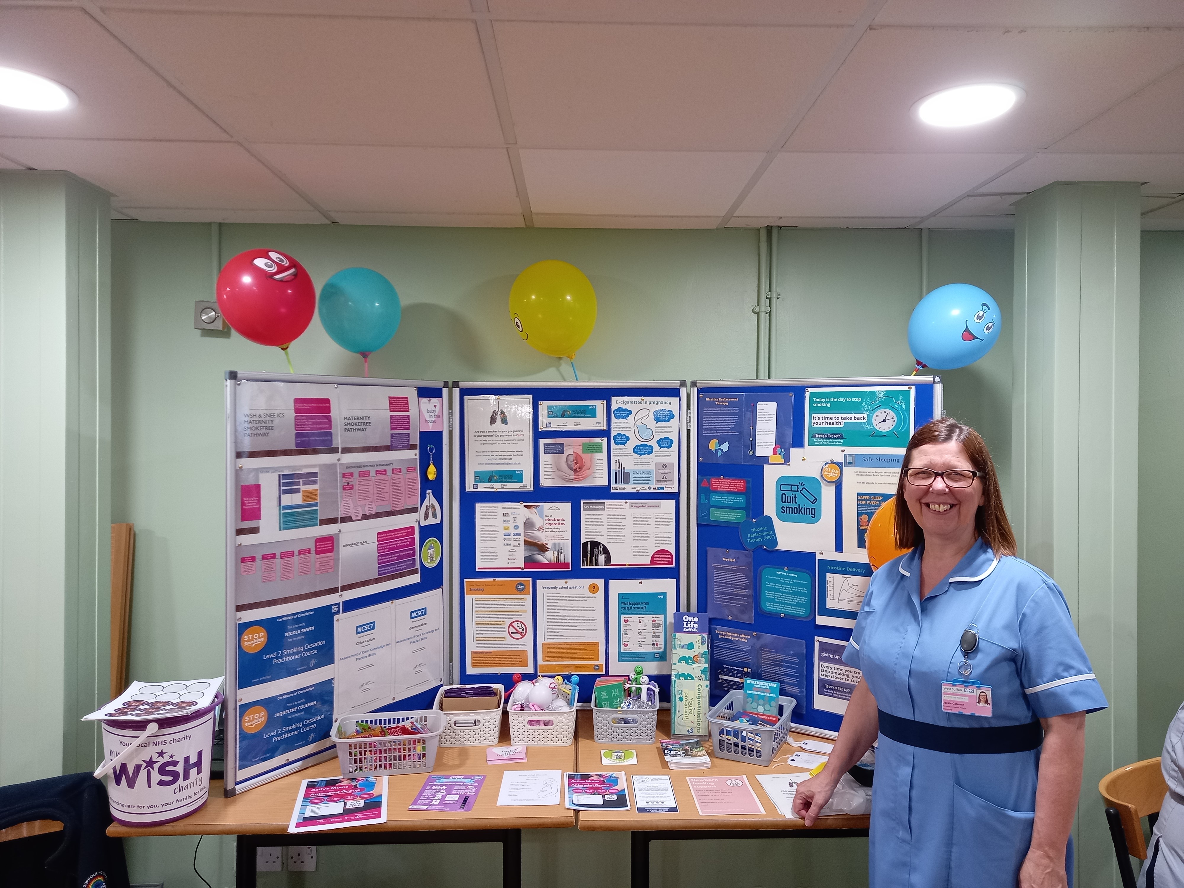 Jackie Coleman, specialist stop smoking midwife for the Trust.