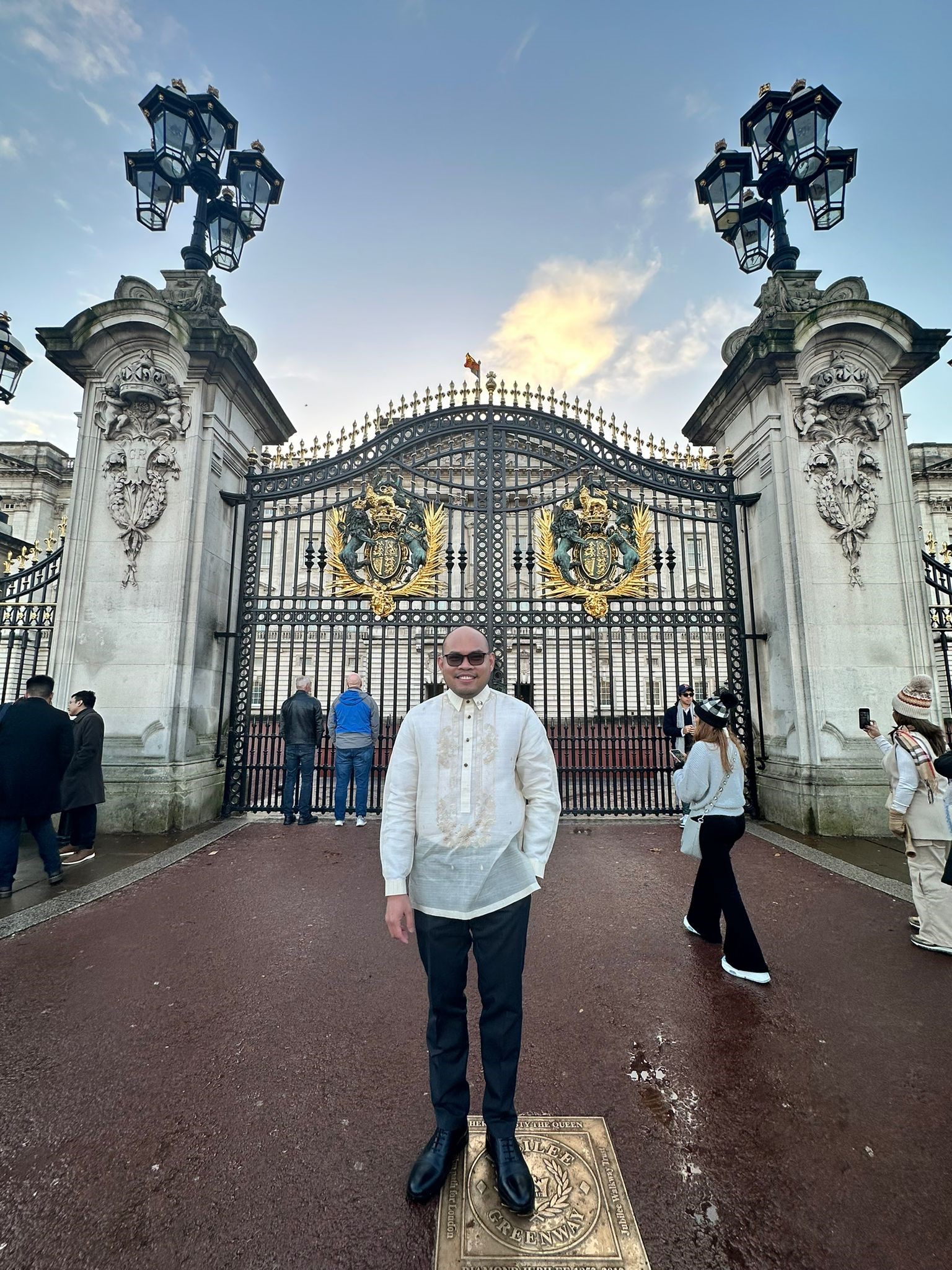 John Songkip at Buckingham Palace